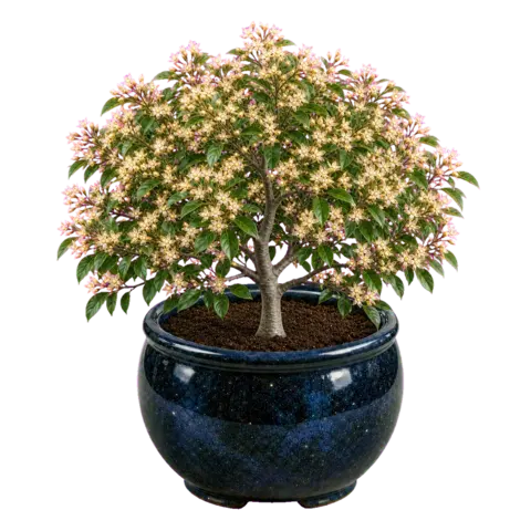 The app's fantasy starlight tree with pale blossom
